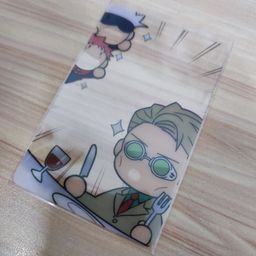 Jujutsu Kaisen Fanart Transparent Card - Nanami Mukbang