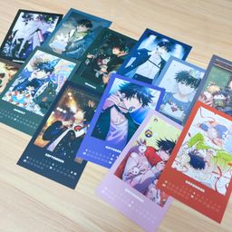 Jujutsu Kaisen Fanart Calender Set - Megumi