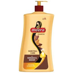 Meera Hair Fall Care Shampoo - With Shikakai & Badam, For Strong & Healthy Hair, For Men & Women, 1 L