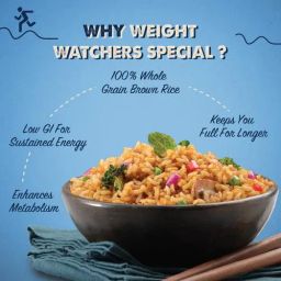 India Gate Brown Rice Weight Watcher, 1 kg Jar