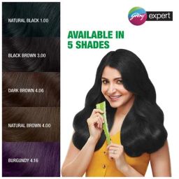 Godrej Rich Creme Hair Colour - Natural Black No.1, 3x(20 gm + 20 ml) (Multipack)