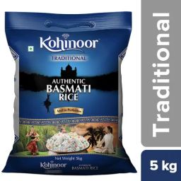 Kohinoor Basmati Rice/Basmati Akki - Traditional, Authentic, Aged, 5 kg