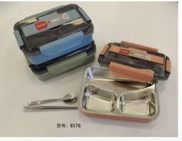 3 Grid Stainless Steel Lunch Box