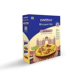 Daawat Biryani Kit - Kolkata, Medium Spicy, No Added Preservatives & Colours, 334 g