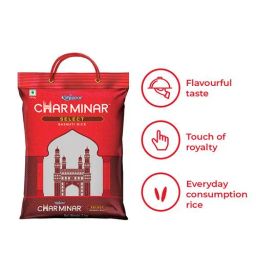 Kohinoor Charminar Basmati Rice/Basmati Akki - Select, 5 kg