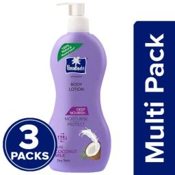 Parachute Advansed Advansed Deep Nourish Body Lotion - Intensively Moisturised Skin, Coconut Milk,400 ml Multipack