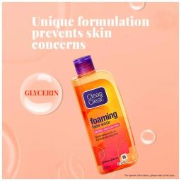 Clean & Clear Foaming Face Wash, 3x150 ml (Multipack)