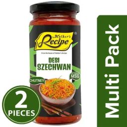Mother's Recipe Desi Szechwan Chutney, 2 x 250 g Multipack
