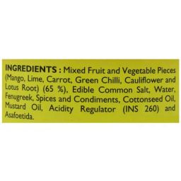 Mother's Recipe Pickle - Punjabi Pacharanga, 400 g Jar