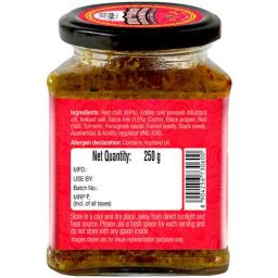 indiSecrets Uttar Pradesh Stuffed Red Chilli Pickle, 250 g