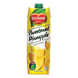 Del Monte Juice Drink Sweetened Pineapple 1 Liter (100% Stevia)