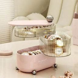 ROTATING JEWELRY/MAKE UP ORGANIZER