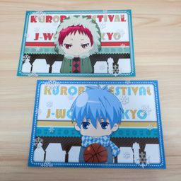 Kuroko No Basket Official Bromide Postcard - Winter Chibi