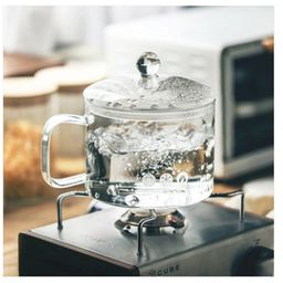 Glass Heat Resistant Cooking Pot
