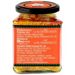 indiSecrets Organic Himachali Ginger Pickle - Homestyle, 250 g Made With Mustard Oil