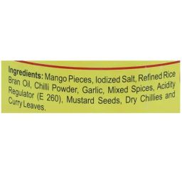 Priya Pickle - Cut Mango (With Garlic), 300 g Bottle