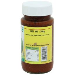 Priya Pickle - Cut Mango (With Garlic), 300 g Bottle