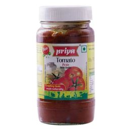 Priya Pickle - Tomato (With Garlic), 500 g Bottle