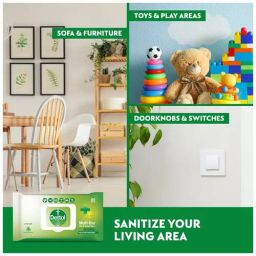 Dettol Multi-use Skin & Surface Wipes, 80 pcs