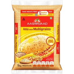 Aashirvaad Atta with Multigrains - High Fibre, 10 kg