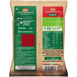 Aashirvaad Organic Whole Wheat Atta, 5 kg
