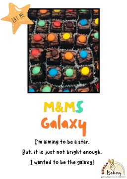 M&Ms Galaxy Flavour Brownie #10
