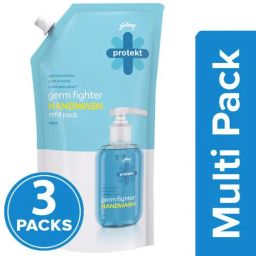 Godrej Protekt Hand Wash - Masterblaster, 3x725 ml Multipack