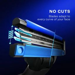 Gillette Mach 3 Razor Blades for Men With Lubrication Strip