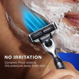 Gillette Mach 3 Razor Blades for Men With Lubrication Strip