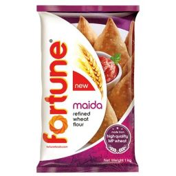 Fortune Maida/Refined Wheat Flour, 1 kg Pouch