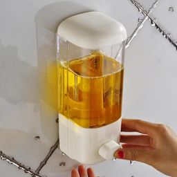 Wall mounted soap dispenser 