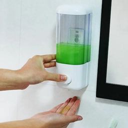 Wall mounted soap dispenser 