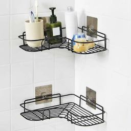 2pcs Bathroom  Corner  Shelf/