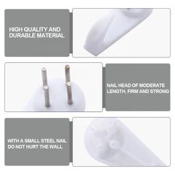 10pcs Multipurpose Hooks 