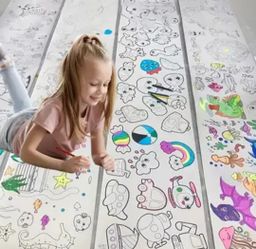 Kids drawing roll Coloring Paper