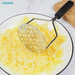 Stainless steel masher
