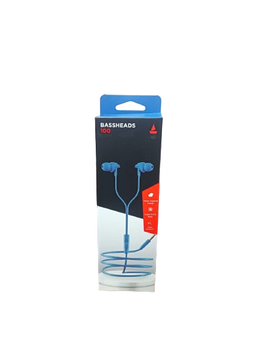 BoAt BassHeads 100 in-Ear Wired Earphones with Hawk Inspired Design, Integrated Multifunction control, Super Extra Bass & Instant Voice Assistant(Blue)