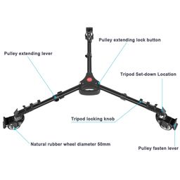 Base tripé com rodas - Dolly fotografia e vídeo NEEWER NW-600