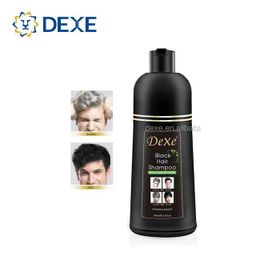 400ml Black Dyed Shampoo Black Hair Dye Herbal Ingredients Ginseng Ginger Ganoderma Lucidum White Hair Dyed Black Repair Hair