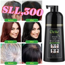 400ml Black Dyed Shampoo Black Hair Dye Herbal Ingredients Ginseng Ginger Ganoderma Lucidum White Hair Dyed Black Repair Hair