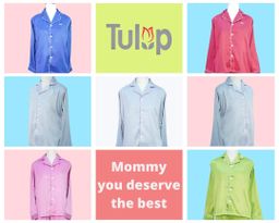 Tulip_Mommy Pajamas (ချည်ပိုးသား) 