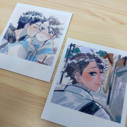 Haikyuu Fanart Polaroid - Aoba Johsai