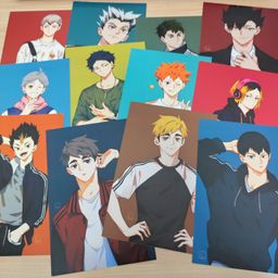 Haikyuu Fanart Postcard - Fashion Series