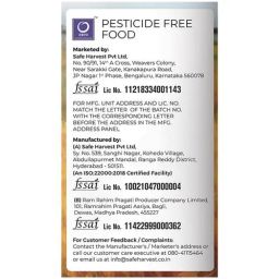 Safe Harvest Roasted Sooji - Pesticide Free, 1 kg