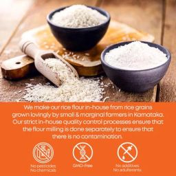 Safe Harvest Rice Flour/Akki Hittu - Pesticide Free, 1 kg