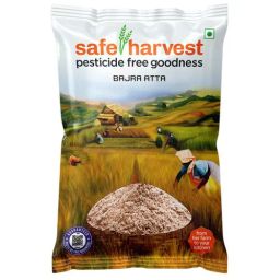 Safe Harvest Bajra Atta - Pesticide Free, 500 g