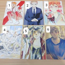 Haikyuu Fanart Postcard - All Hinata
