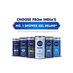 NIVEA Active Clean Shower Gel With Active Charcoal For Body, Face & Hair, 500 ml
