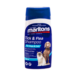 MARLTONS TICK & FLEA SHAMPOO 250ML (DOGS & CATS) 