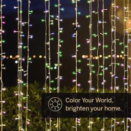 Halonix LED String/Rice Light - Twinkle 46 LED Decorative Light, 10 m, Muticoloured, Copper, Diwali/Christmas/Home Decor, 1 pc